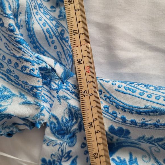 Mestiza New York Poco Poof Tapestry Mini A-Line Dress Blue Pockets Sz 2 - Picture 16 of 16